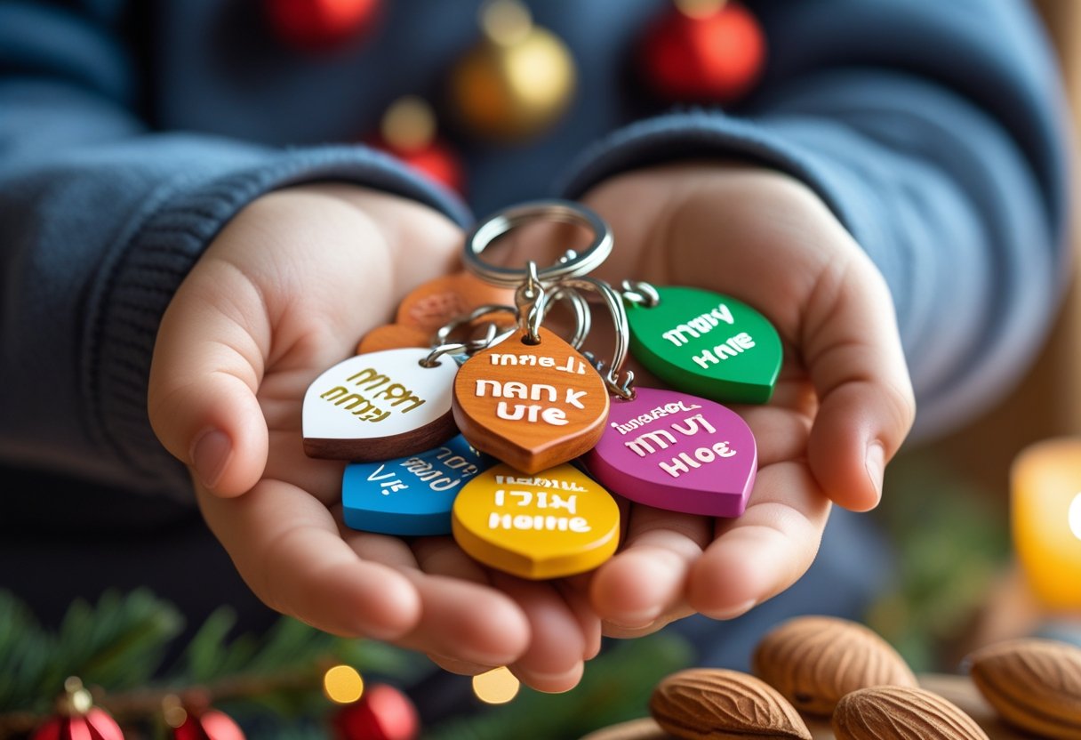 Personlige noegleringe som den perfekte mandelgave til boern